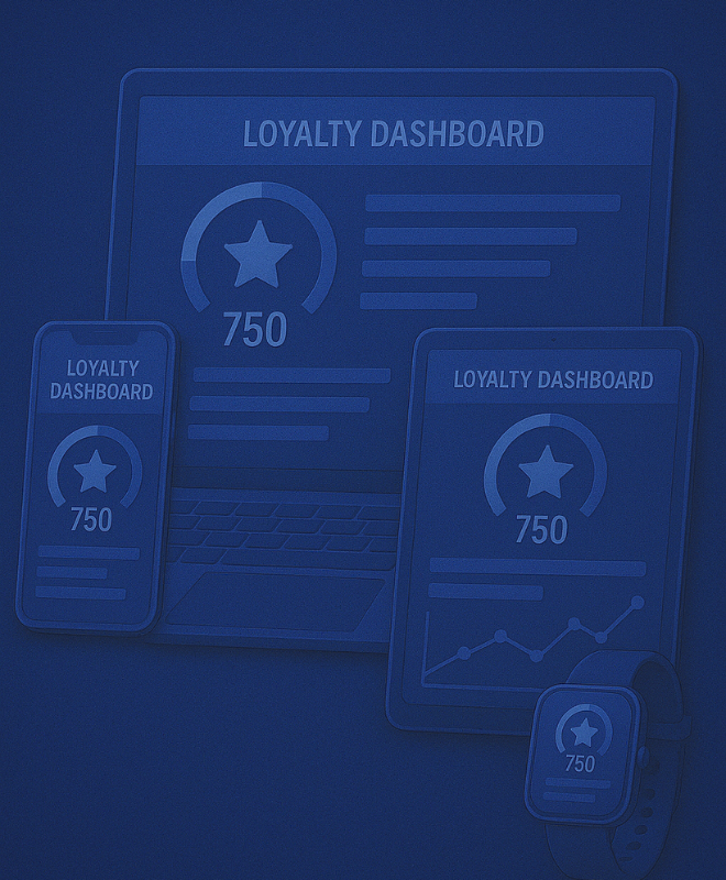 Zaffiro omnichannel loyalty platform integrated across apps